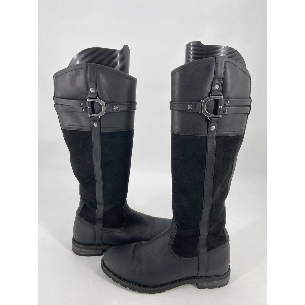 ARIAT womens Loxley‎ H2o Country Boot Black Size 6.5 10024989